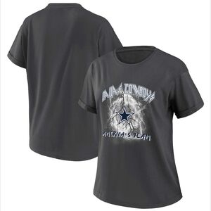 Dallas Cowboys Women's Charcoal Graphic Tee